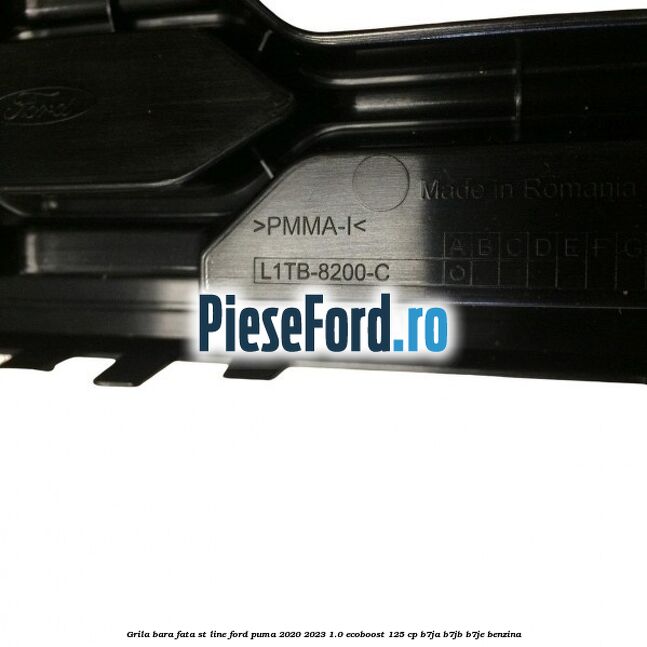 Grila bara fata ST Line Ford Puma 2020-2023 1.0 EcoBoost 125 cp B7JA, B7JB, B7JE benzina