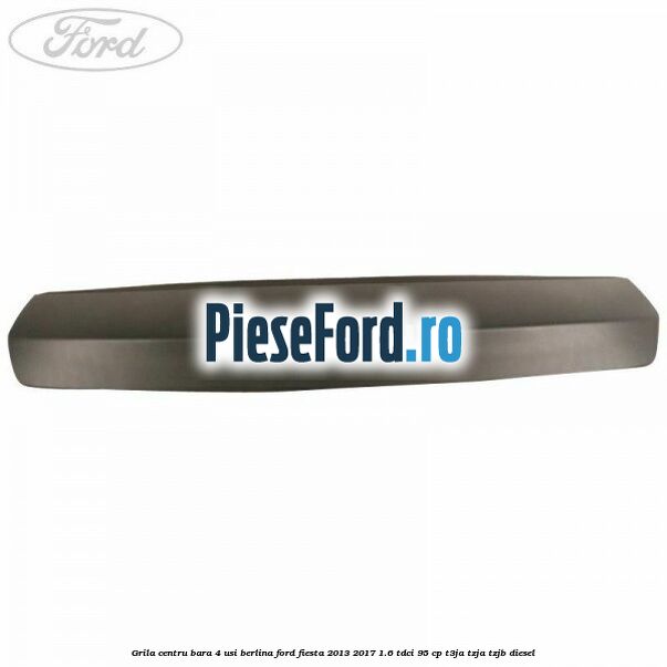 Grila centru bara 4 usi berlina Ford Fiesta 2013-2017 1.6 TDCi 95 cp T3JA, TZJA, TZJB diesel