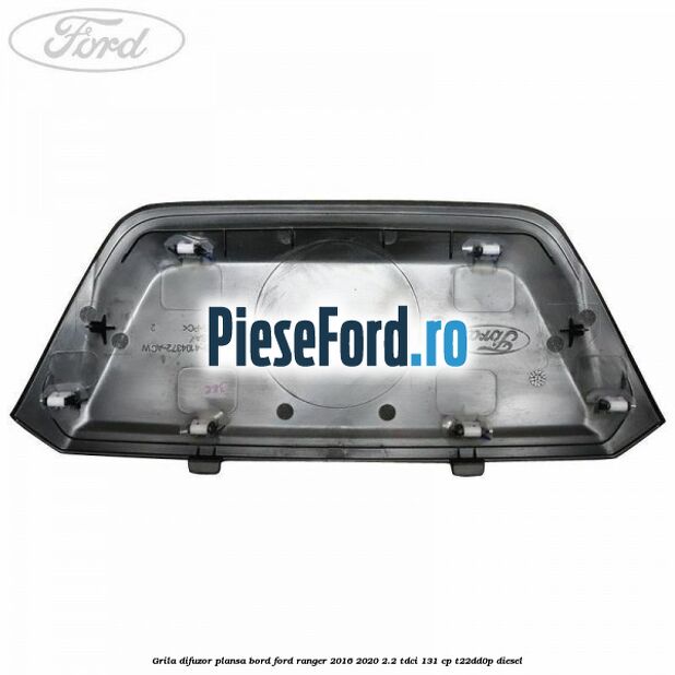 Grila difuzor plansa bord Ford Ranger 2016-2020 2.2 TDCi 131 cp T22DD0P diesel