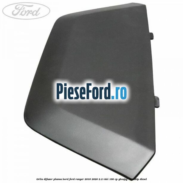 Grila difuzor plansa bord Ford Ranger 2016-2020 2.2 TDCi 160 cp GBVAJQJ, T22DD0P diesel