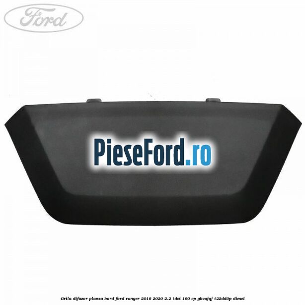 Grila difuzor plansa bord Ford Ranger 2016-2020 2.2 TDCi 160 cp GBVAJQJ, T22DD0P diesel