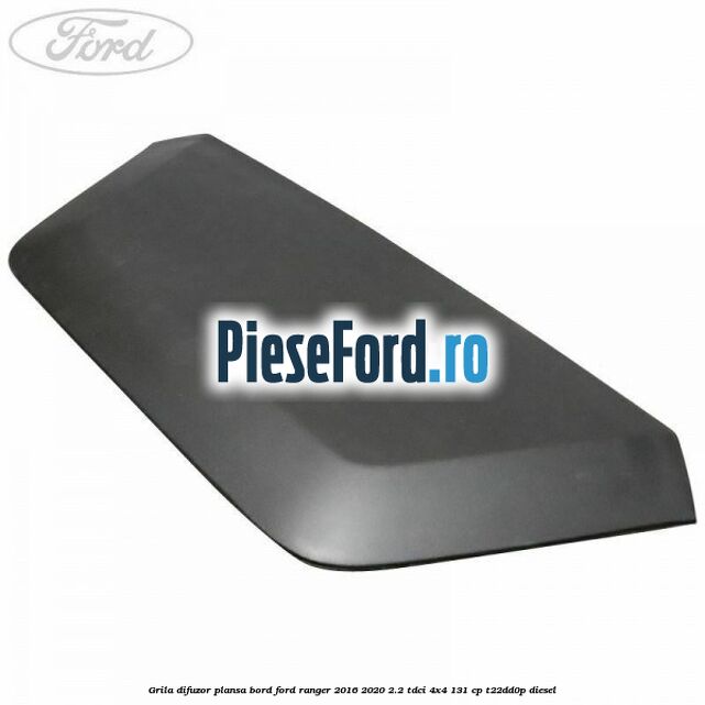 Grila difuzor plansa bord Ford Ranger 2016-2020 2.2 TDCi 4x4 131 cp T22DD0P diesel