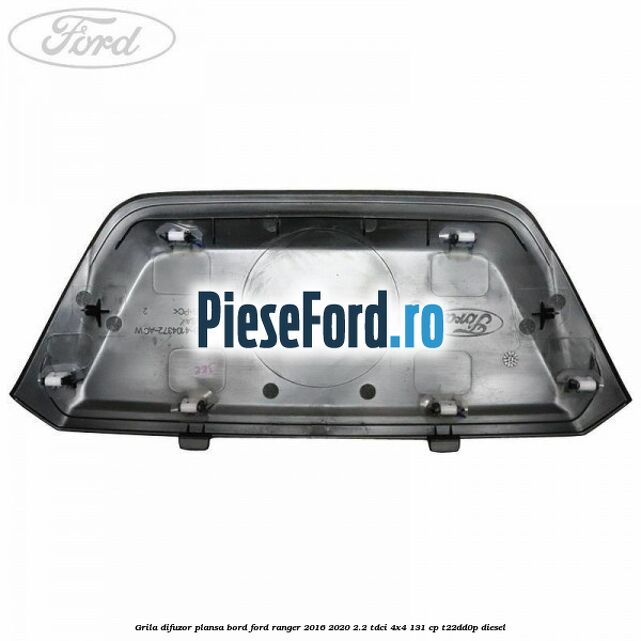 Grila difuzor plansa bord Ford Ranger 2016-2020 2.2 TDCi 4x4 131 cp T22DD0P diesel