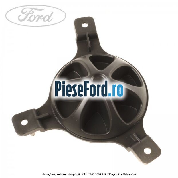 Grila fara proiector dreapta Ford Ka 1996-2008 1.3 i 70 cp A9A, A9B benzina