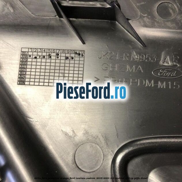 Grila fara proiector stanga Ford Tourneo Custom 2019-2023 2.0 EcoBlue 150 cp P0FA diesel