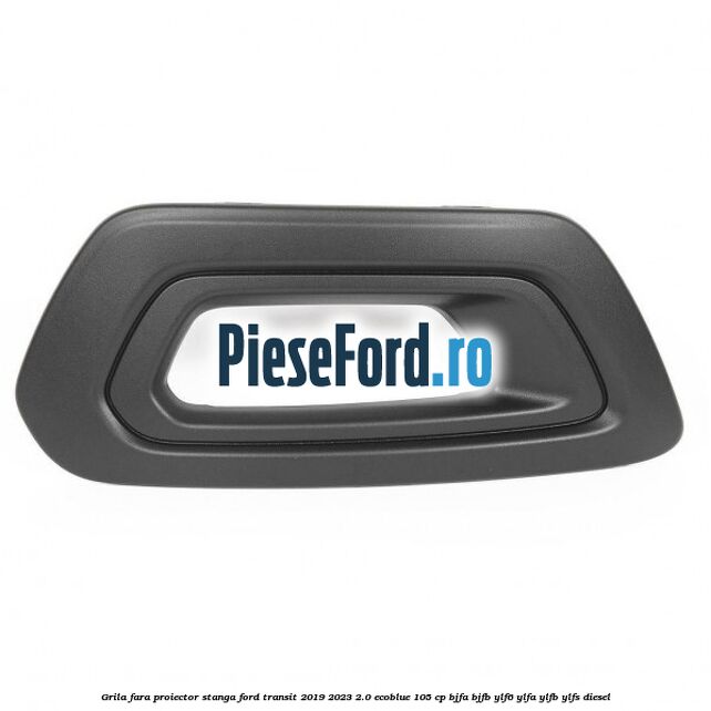 Grila fara proiector stanga Ford Transit 2019-2023 2.0 EcoBlue 105 cp BJFA, BJFB, YLF6, YLFA, YLFB, YLFS diesel