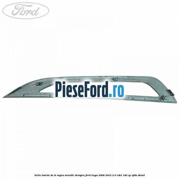 Grila lumini de zi negru metalic dreapta Ford Kuga 2008-2012 2.0 TDCI 140 cp UFDA diesel