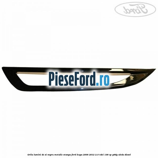 Grila lumini de zi negru metalic stanga Ford Kuga 2008-2012 2.0 TDCi 136 cp G6DG, UKDA diesel