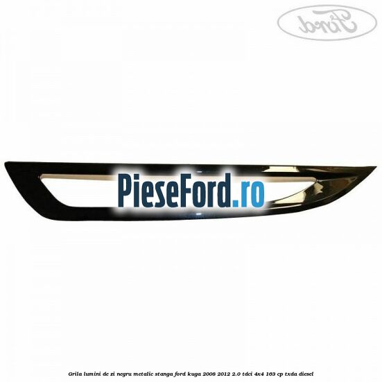 Grila lumini de zi negru metalic stanga Ford Kuga 2008-2012 2.0 TDCI 4x4 163 cp TXDA diesel