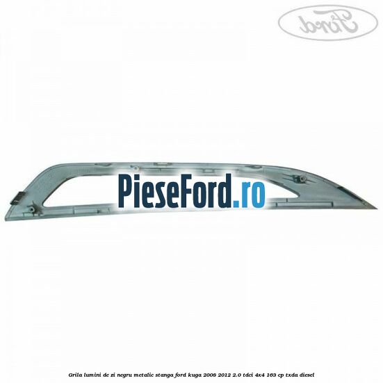 Grila lumini de zi negru metalic stanga Ford Kuga 2008-2012 2.0 TDCI 4x4 163 cp TXDA diesel