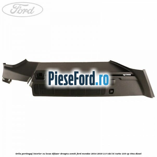 Grila portbagaj interior cu locas difuzor dreapta combi Ford Mondeo 2014-2018 2.0 TDCi Bi-Turbo 210 cp T9CA diesel