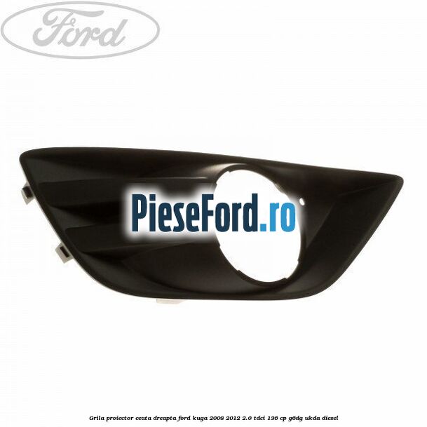 Grila proiector ceata dreapta Ford Kuga 2008-2012 2.0 TDCi 136 cp G6DG, UKDA diesel