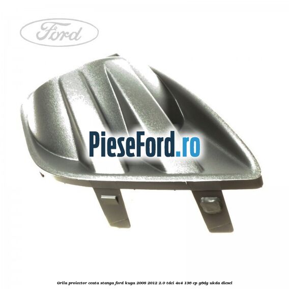 Grila proiector ceata stanga Ford Kuga 2008-2012 2.0 TDCi 4x4 136 cp G6DG, UKDA diesel