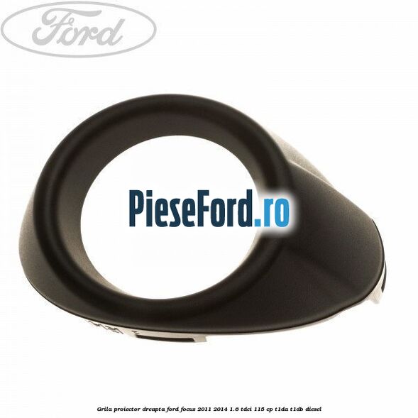 Grila proiector dreapta Ford Focus 2011-2014 1.6 TDCi 115 cp