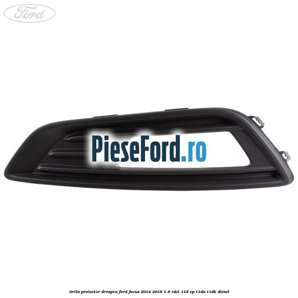 Grila proiector dreapta Ford Focus 2014-2018 1.6 TDCi 115 cp T1DA, T1DB diesel