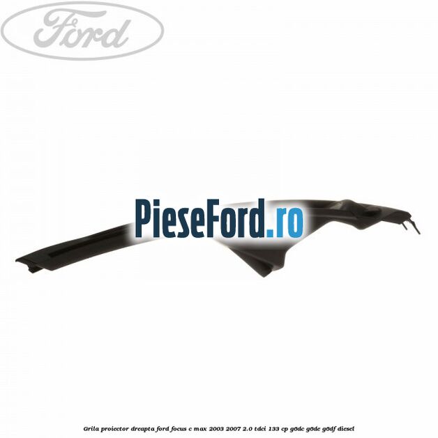 Grila proiector dreapta Ford Focus C-Max 2003-2007 2.0 TDCi 133 cp G6DC, G6DE, G6DF diesel