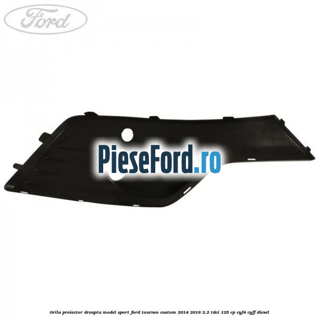 Grila proiector dreapta model sport Ford Tourneo Custom 2014-2018 2.2 TDCi 125 cp Grila proiector dreapta model sport Ford Tourneo Custom 2014-2018 2.2 TDCi 125 cp CYF4, CYFF diesel