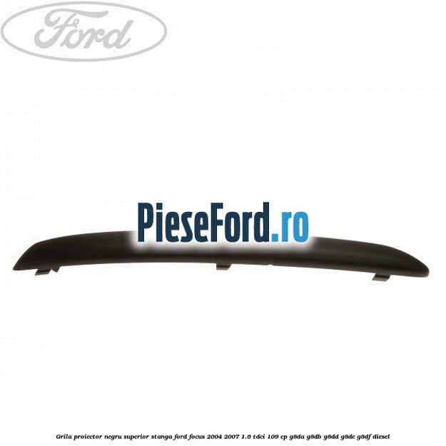Grila proiector negru superior stanga Ford Focus 2004-2007 1.6 TDCi 109 cp G8DA, G8DB, G8DD, G8DE, G8DF diesel