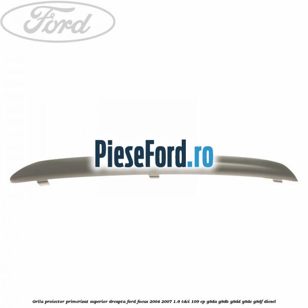 Grila proiector primerizat superior dreapta Ford Focus 2004-2007 1.6 TDCi 109 cp G8DA, G8DB, G8DD, G8DE, G8DF diesel