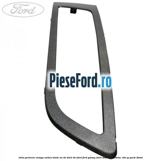 Grila proiector stanga carbon black an 05/2015-09/2019 Ford Galaxy 2015-2023 2.0 EcoBlue 150 cp YMCB diesel
