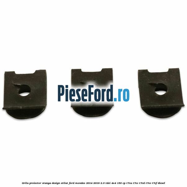 Grila proiector stanga, design stilat Ford Mondeo 2014-2018 2.0 TDCi 4x4 150 cp T7CA, T7CC, T7CD, T7CE, T7CF diesel