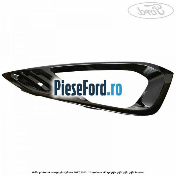Grila proiector stanga Ford Fiesta 2017-2023 1.0 EcoBoost 85 cp Q0JA, Q0JB, Q0JC, Q0JD benzina
