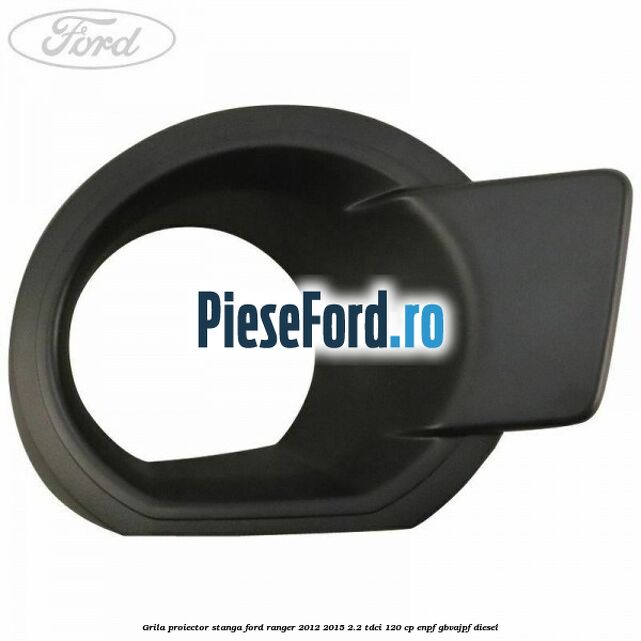 Grila proiector stanga Ford Ranger 2012-2015 2.2 TDCi 120 cp ENPF, GBVAJPF diesel