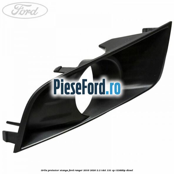 Grila proiector stanga Ford Ranger 2016-2020 2.2 TDCi 131 cp T22DD0P diesel