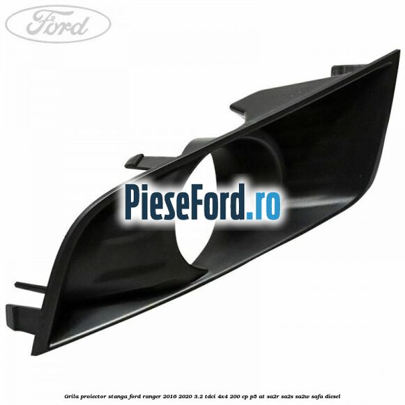 Grila proiector stanga Ford Ranger 2016-2020 3.2 TDCi 4x4 200 cp P5-AT, SA2R, SA2S, SA2W, SAFA diesel