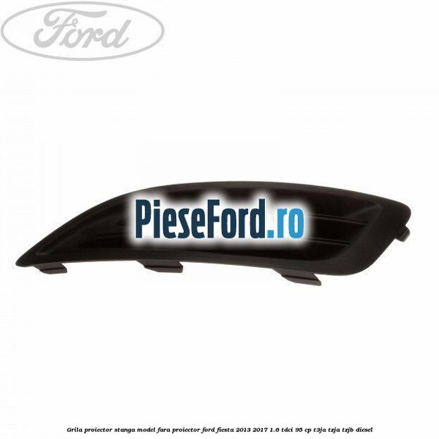 Grila proiector stanga model fara proiector Ford Fiesta 2013-2017 1.6 TDCi 95 cp
