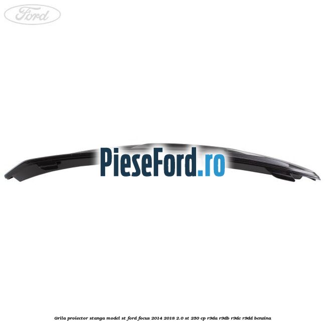 Grila proiector stanga model ST Ford Focus 2014-2018 2.0 ST 250 cp R9DA, R9DB, R9DC, R9DD benzina
