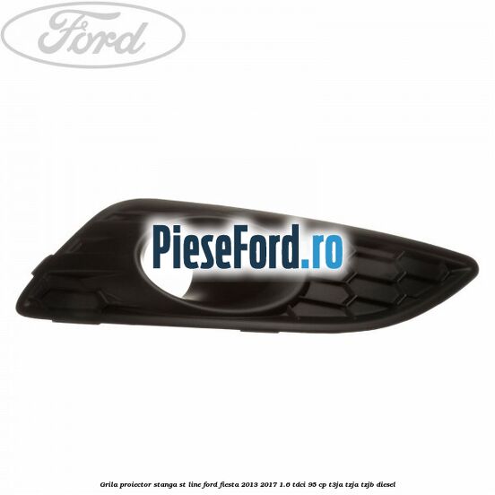 Grila proiector stanga ST line Ford Fiesta 2013-2017 1.6 TDCi 95 cp T3JA, TZJA, TZJB diesel
