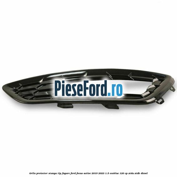 Grila proiector stanga, tip fagure Ford Focus Active 2019-2023 1.5 EcoBlue 120 cp ZTDA, ZTDB diesel