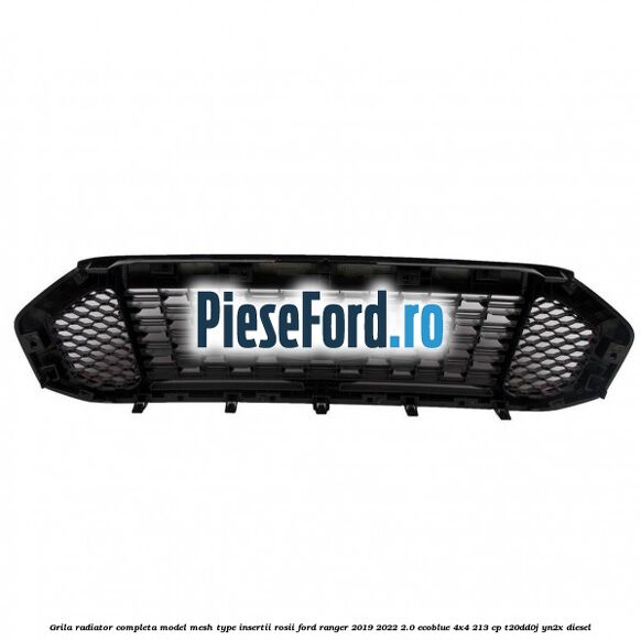 Grila radiator completa model mesh type insertii rosii Ford Ranger 2019-2022 2.0 EcoBlue 4x4 213 cp Grila radiator completa model mesh type insertii rosii Ford Ranger 2019-2022 2.0 EcoBlue 4x4 213 cp T20DD0J, YN2X diesel