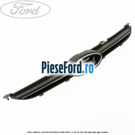 Grila radiator cromata Ford Fiesta 2008-2012 1.4 97 cp RTJA, RTJB, SPJA, SPJC, SPJE benzina
