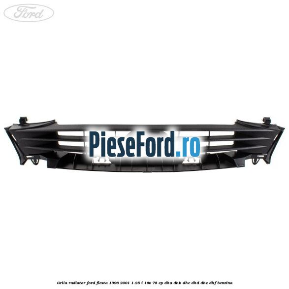 Grila radiator Ford Fiesta 1996-2001 1.25 i 16V 75 cp Grila radiator Ford Fiesta 1996-2001 1.25 i 16V 75 cp DHA, DHB, DHC, DHD, DHE, DHF benzina