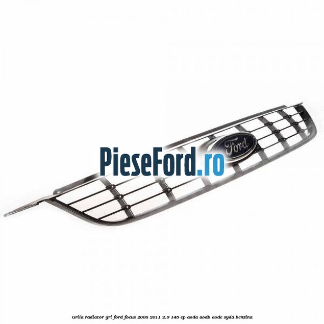Grila radiator gri Ford Focus 2008-2011 2.0 145 cp AODA, AODB, AODE, SYDA benzina