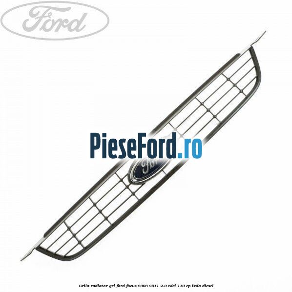 Grila radiator gri Ford Focus 2008-2011 2.0 TDCi 110 cp