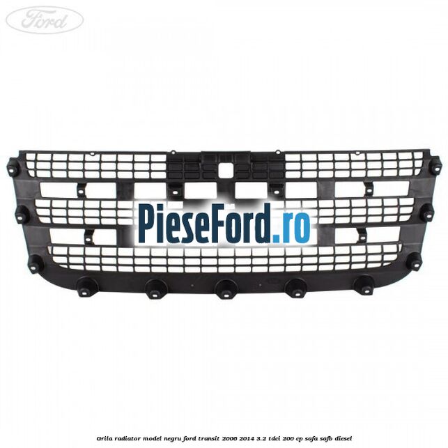 Grila radiator model negru Ford Transit 2006-2014 3.2 TDCi 200 cp SAFA, SAFB diesel