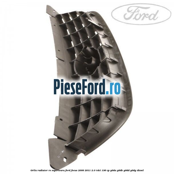 Grila radiator RS superioara Ford Focus 2008-2011 2.0 TDCi 136 cp G6DA, G6DB, G6DD, G6DG diesel