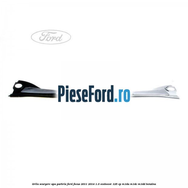 Grila scurgere apa parbriz Ford Focus 2011-2014 1.0 EcoBoost 125 cp M1DA, M1DC, M1DD benzina