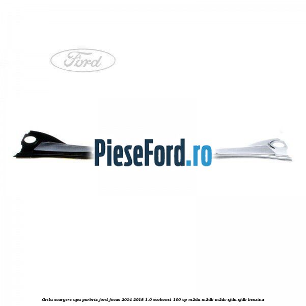 Grila scurgere apa parbriz Ford Focus 2014-2018 1.0 EcoBoost 100 cp M2DA, M2DB, M2DC, SFDA, SFDB benzina