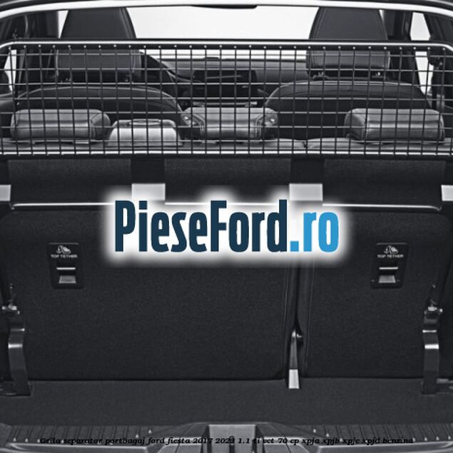 Grila separator portbagaj Ford Fiesta 2017-2023 1.1 Ti-VCT 70 cp XPJA, XPJB, XPJC, XPJD benzina