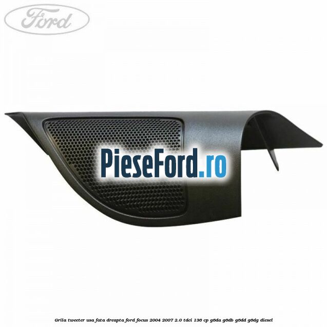 Grila tweeter usa fata dreapta Ford Focus 2004-2007 2.0 TDCi 136 cp G6DA, G6DB, G6DD, G6DG diesel