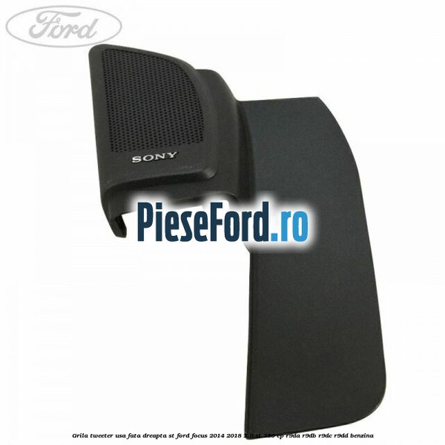Grila tweeter usa fata dreapta ST Ford Focus 2014-2018 2.0 ST 250 cp R9DA, R9DB, R9DC, R9DD benzina