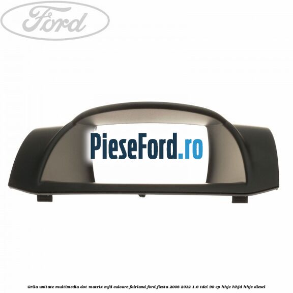 Grila unitate multimedia dot matrix MFD culoare fairland Ford Fiesta 2008-2012 1.6 TDCi 90 cp HHJC, HHJD, HHJE diesel