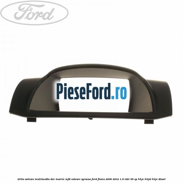 Grila unitate multimedia dot matrix MFD culoare syracus Ford Fiesta 2008-2012 1.6 TDCi 90 cp Grila unitate multimedia dot matrix MFD culoare syracus Ford Fiesta 2008-2012 1.6 TDCi 90 cp HHJC, HHJD, HHJE diesel