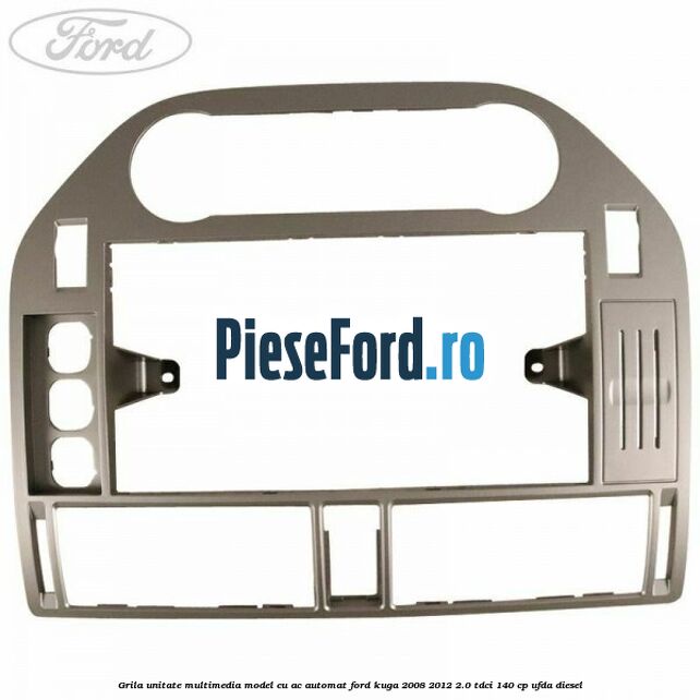 Grila unitate multimedia model cu AC automat Ford Kuga 2008-2012 2.0 TDCI 140 cp Grila unitate multimedia model cu AC automat Ford Kuga 2008-2012 2.0 TDCI 140 cp UFDA diesel
