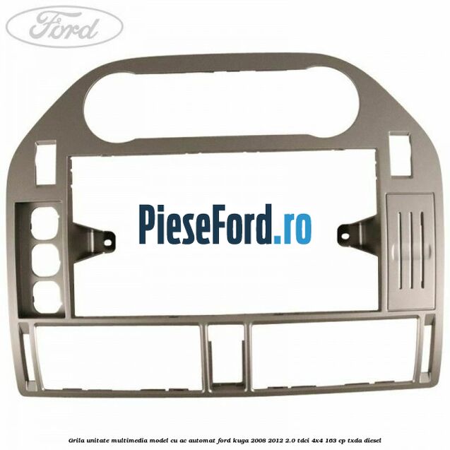 Grila unitate multimedia model cu AC automat Ford Kuga 2008-2012 2.0 TDCI 4x4 163 cp Grila unitate multimedia model cu AC automat Ford Kuga 2008-2012 2.0 TDCI 4x4 163 cp TXDA diesel