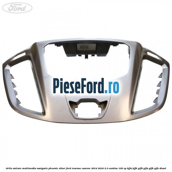 Grila unitate multimedia navigatie phoenix silver Ford Tourneo Custom 2014-2018 2.0 EcoBlue 105 cp Grila unitate multimedia navigatie phoenix silver Ford Tourneo Custom 2014-2018 2.0 EcoBlue 105 cp BJFA, BJFB, YLF6, YLFA, YLFB, YLFS diesel